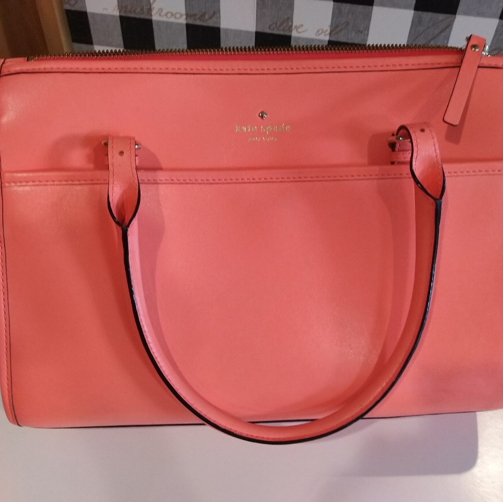 Kate Spade Vanston Maryclare Coral Purse Satchel